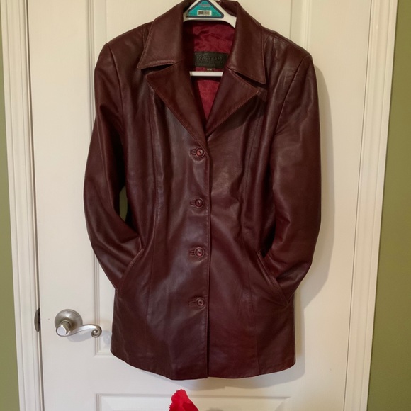 Ladies Old Hide House of Acton Leather Jacket - Picture 7 of 15